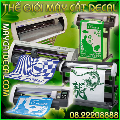 Chuyên cắt decal bằng Corel vi tính